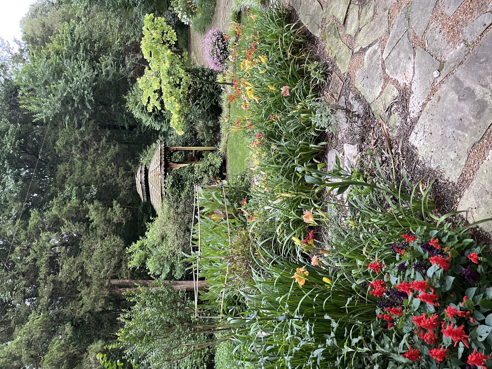 Scene from the 2025 Logan County Garden Club Garden Tour